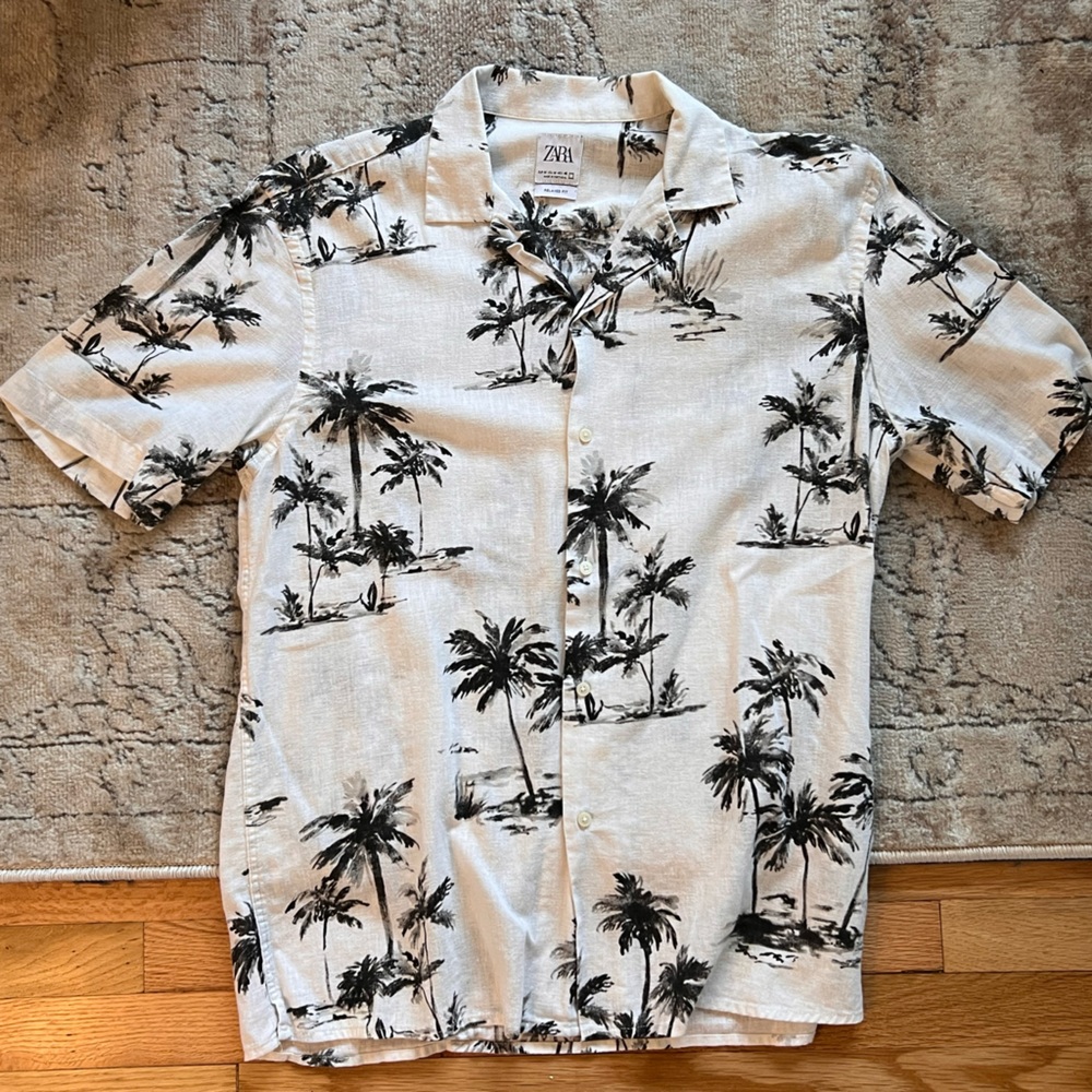 Zara Short Sleeve Boho Button Down